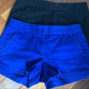 J. Crew Women's Shorts in Black and Blue